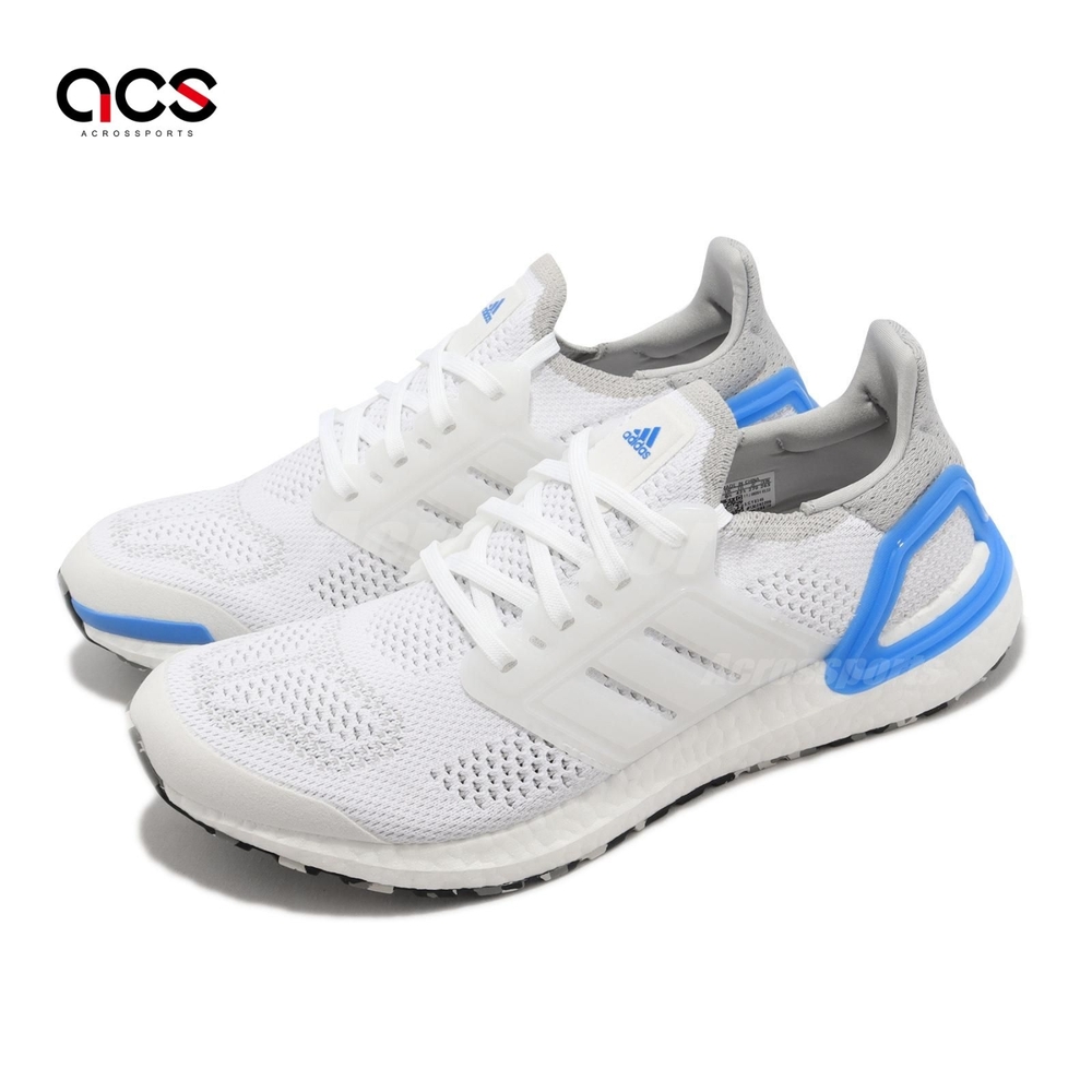 adidas 慢跑鞋 Ultraboost 19 5 DNA 男鞋 白 藍 路跑 緩震 運動鞋 愛迪達 GY8346