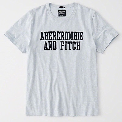 af a&f abercrombie & fitch 短袖 t恤 藍 0844