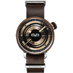 BOMBERG 炸彈錶 BB-01 紳士手錶-咖啡/43mm