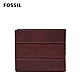 FOSSIL Everett 真皮大零錢袋皮夾-茄色 ML4466540 product thumbnail 1