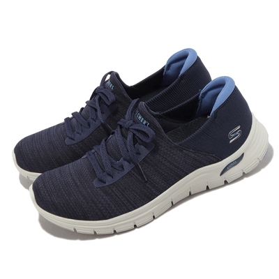 Skechers 休閒鞋 Arch Fit Vista-Entranced 女鞋 藍 深藍 足弓支撐 運動鞋 104373NVY