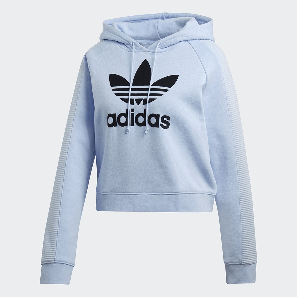 adidas CROPPED 連帽上衣 - Originals 女 DU9874