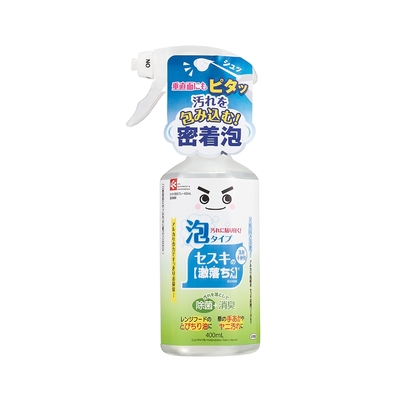 日本LEC-【激落君】倍半碳酸鈉泡沫去污噴劑400ml(日本製)-4入組