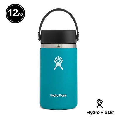 Hydro Flask 12oz/354ml 寬口提環保溫瓶 湖水藍