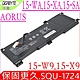 GIGABYTE SQU-1724 電池適用 技嘉 GA Aorus 15-SA 15-WA 15-W9 15-X9 15-XA 神州 雷神 911 2019Y 15-WA-F7 15-X9-RT product thumbnail 1