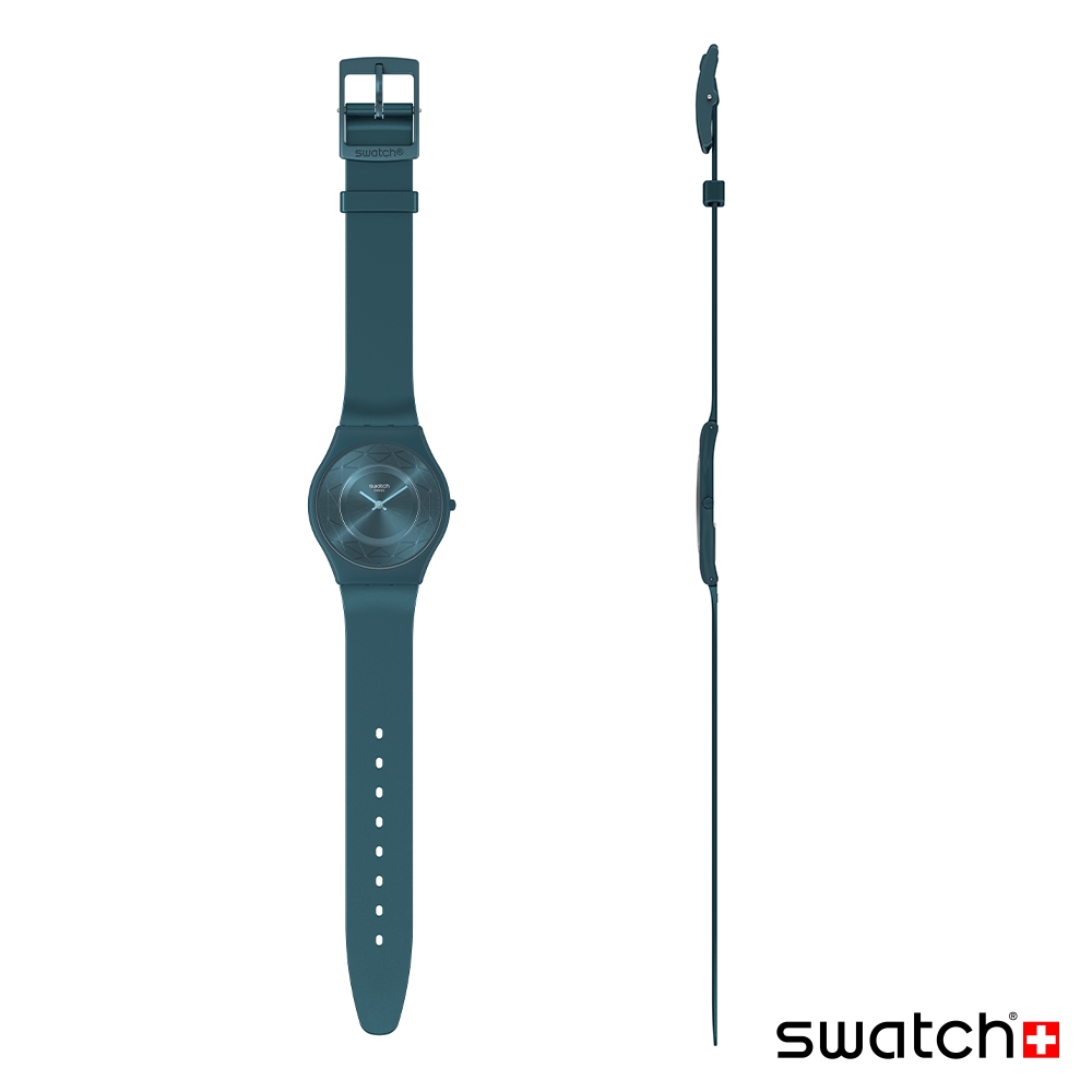 Swatch SKIN超薄系列手錶AURIC WHISPER (34mm) 男錶女錶手錶瑞士錶錶