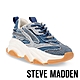 STEVE MADDEN-POSSESSION-E 拼接牛仔布厚底休閒鞋-藍色 product thumbnail 1