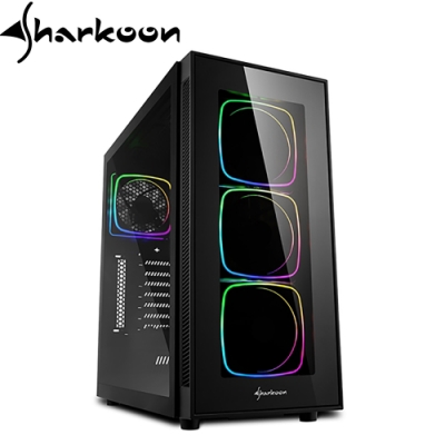 Sharkoon 旋剛 TG6 炫光者PRO ARGB 無孔玻璃透側 ATX 電腦機殼