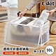 E.dot 透明磨砂可視棉被衣物收納箱/收納袋(30L) product thumbnail 1