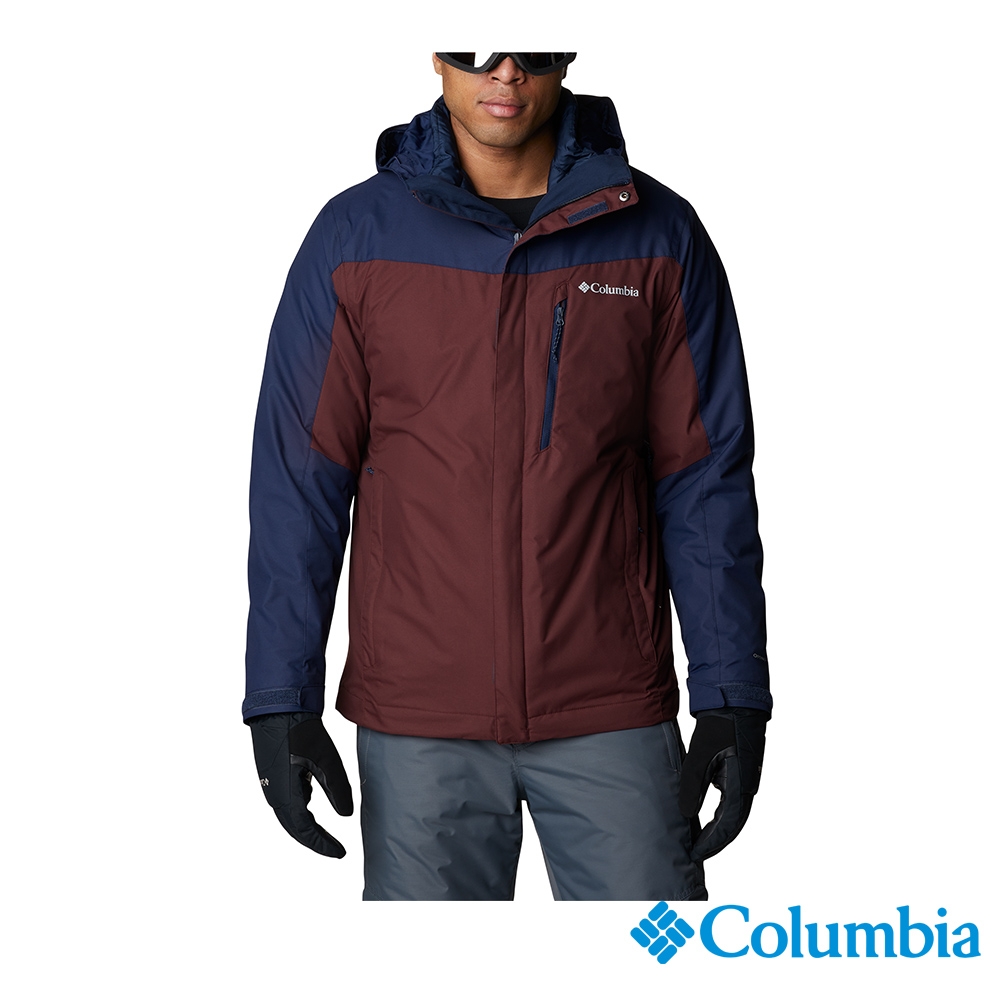 Columbia 哥倫比亞 男款 - Omni-Tech防水鋁點保暖兩件式外套-暗紅 UWE11550WE / FW22