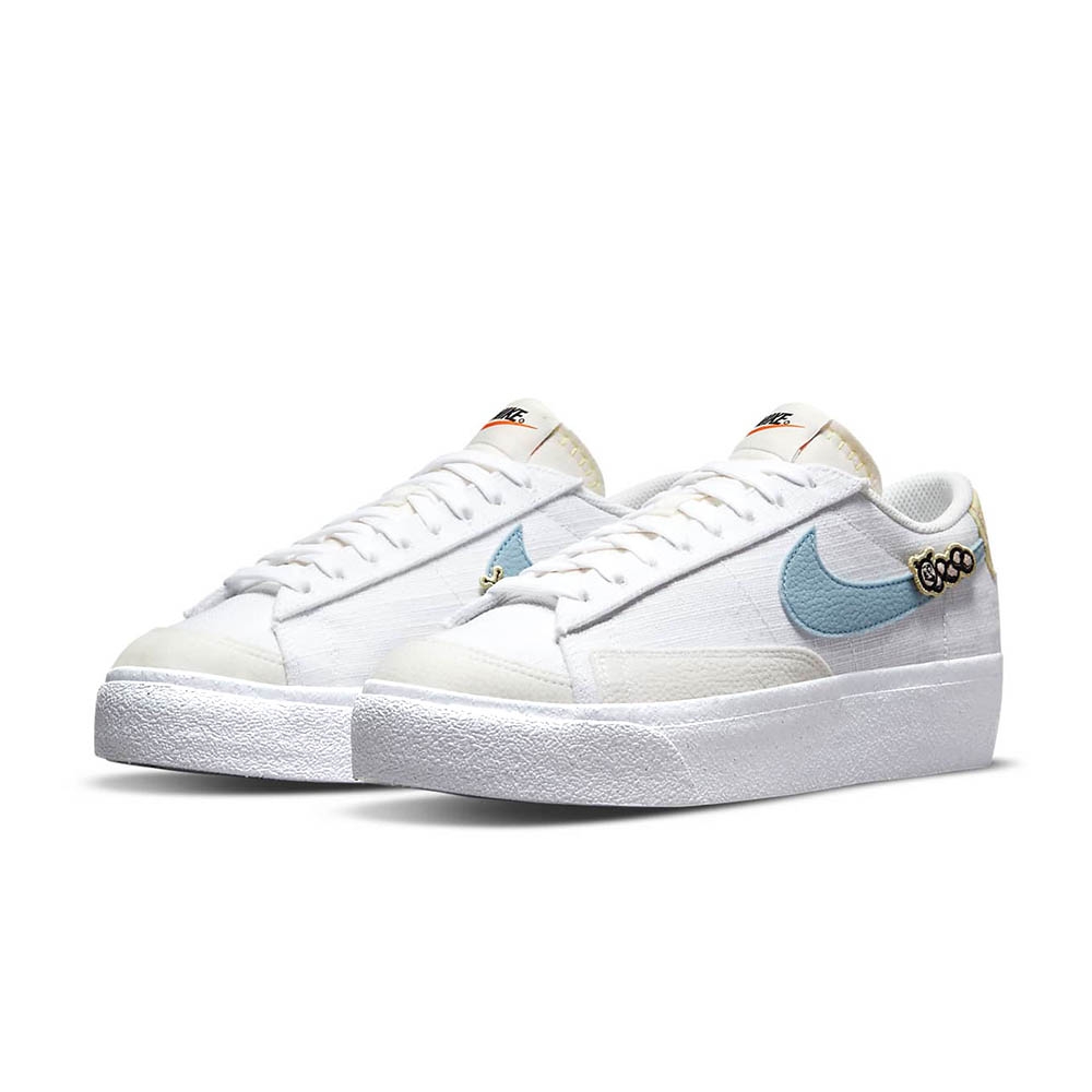 Nike Blazer Low Platform SE NN 女鞋白藍色經典低筒運動休閒鞋DJ6376