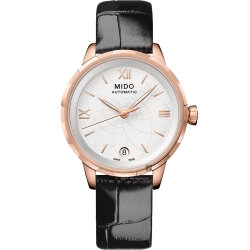 MIDO 美度 官方授權 Rainflower 花雨機械女錶 母親節禮物-34mm M0432073601800