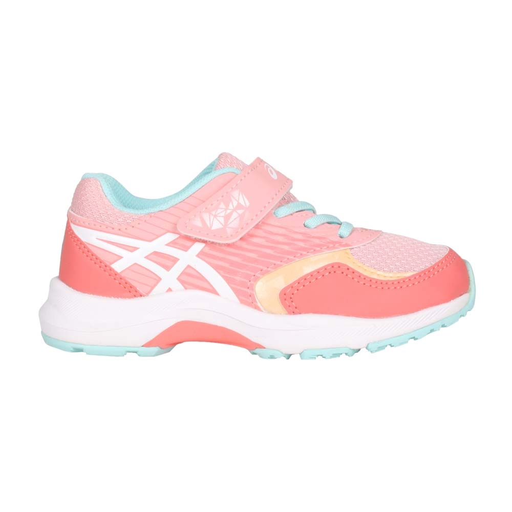 ASICS LAZERBEAM KB-MG 女中童運動鞋-魔鬼氈 亞瑟士 1154A140-700 淺粉藍黃