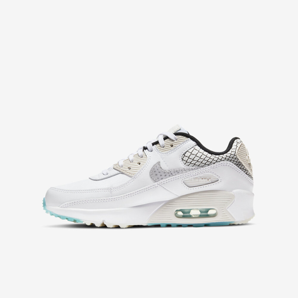 Nike Air Max 90 Se 2 (gs) [DB4187-100] 大童鞋 運動 休閒 輕量 舒適 透氣 白