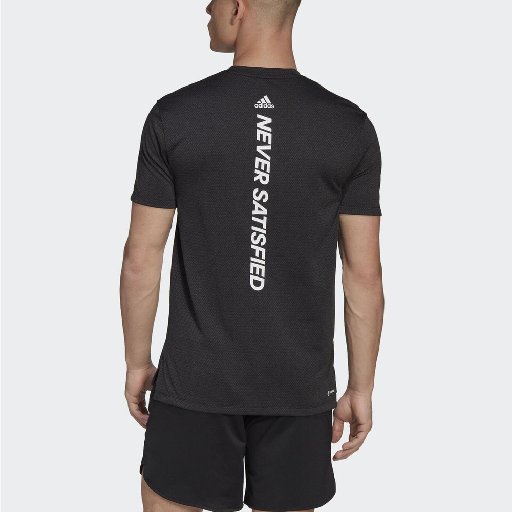 Adidas M Mel T [HT9052] 男 短袖 上衣 T恤 運動 訓練 吸濕 排汗 修身版型 愛迪達 黑