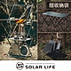 Solar Life 索樂生活 三層置物層架/兩用可變形折疊桌.露營置物架 鋁合金三層架 戶外折疊架 折疊層架 摺疊收納架 product thumbnail 1