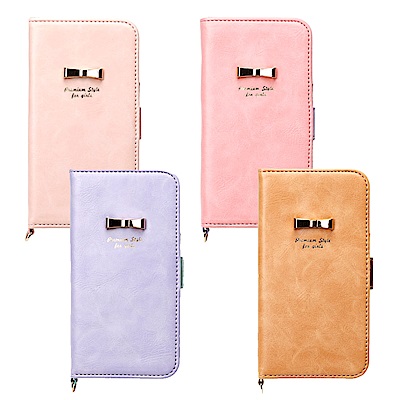 PGA iPhone 6S/6 4.7吋 金色絲帶 質感皮革 側翻皮套