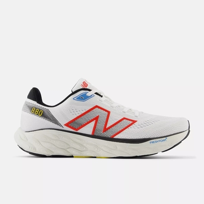 NEW BALANCE NB 慢跑鞋 男鞋 運動鞋 緩震 白紅 M880C14-2E楦 (4166)