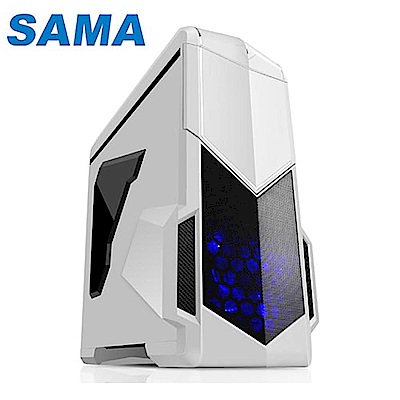 SAMA 先馬 SAI004(W)  影子戰士  白  電腦機殼