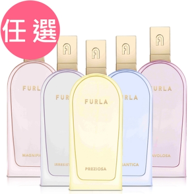 【短效品】FURLA 芙拉 女性淡香精100ml-任選(小姐姐珊瑚橘/療癒貝比藍/甜甜小雞黃/優雅女神羅蘭紫/情竇初開小粉紅)