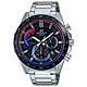 CASIO EDIFICE 三針三眼迷人漸層紳士腕錶-銀X漸層(EFR-573HG-1A)/47.1mm product thumbnail 1