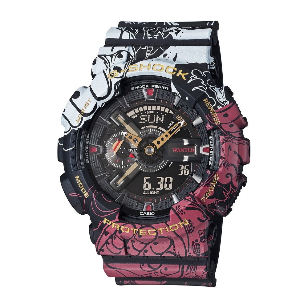 CASIO卡西歐 G-SHOCK x ONE PIECE 航海王聯名 GA-110JOP-1A4_51.2mm | G-SHOCK |  Yahoo奇摩購物中心