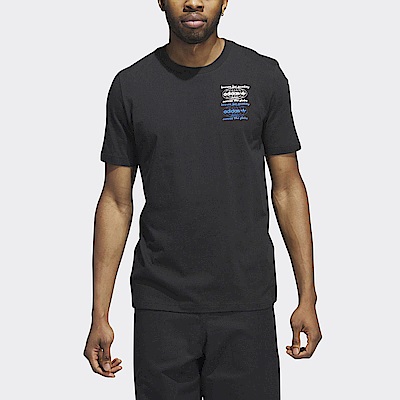 Adidas Quality Tee [IJ0981] 男 短袖 上衣 T恤 亞洲版 運動 滑板 休閒 純棉 寬鬆 黑