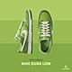 Nike Dunk Low Vivid Green 男鞋 綠色 經典 低筒 休閒鞋 DJ6188-300 product thumbnail 1