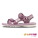 【LOTTO 義大利】女 風格織帶涼鞋(梅紫色-LT4AWS5543) product thumbnail 1