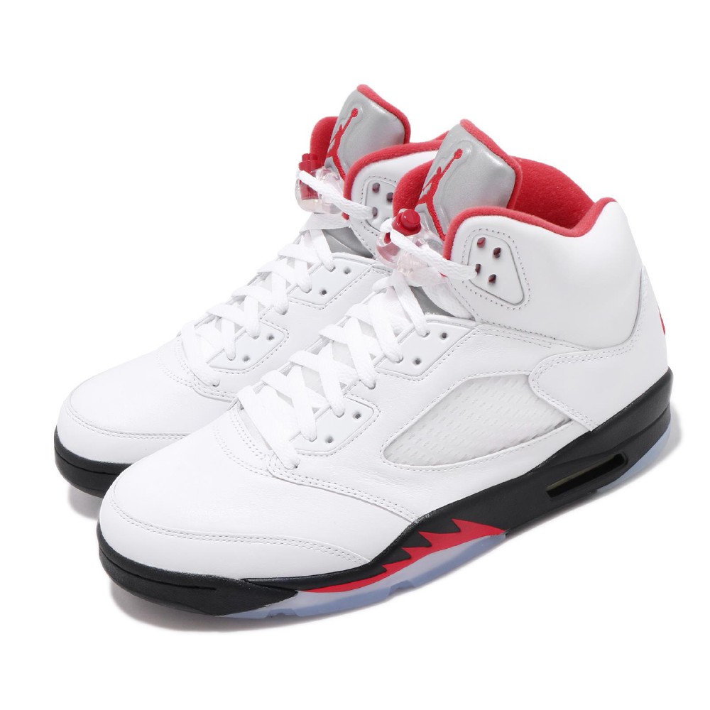 Nike 籃球鞋air Jordan 5代流川楓男鞋fire Red 飛人喬丹aj5 經典白紅da1911102 Jordan系列 Yahoo奇摩購物中心