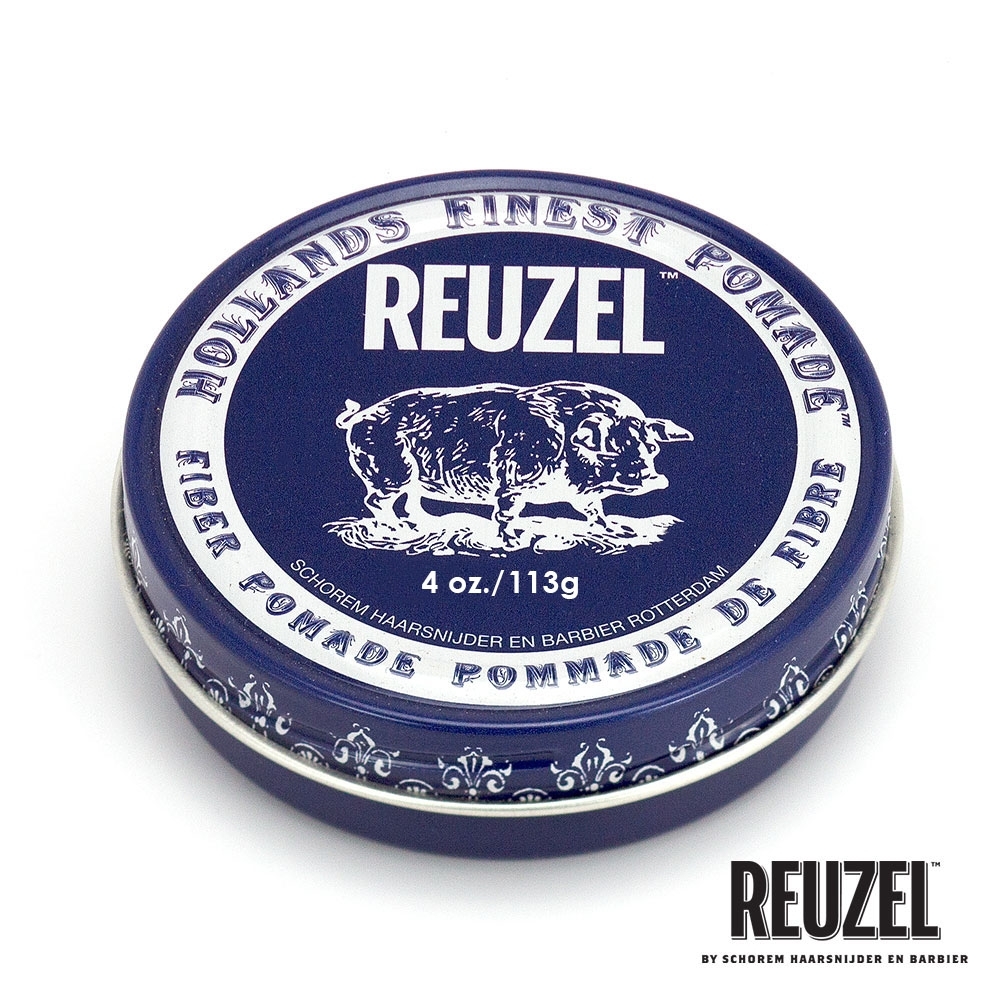 REUZEL 深藍豬強力纖維級水性髮泥 113g