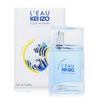 [即期品] KENZO HYPER WAVE 活力海浪男性淡香水 30ML 效期至2025.01 (平行輸入)