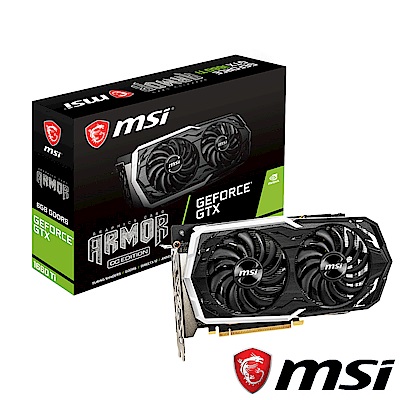 MSI微星 GeForce GTX 1660 Ti ARMOR 6G OC 顯示卡