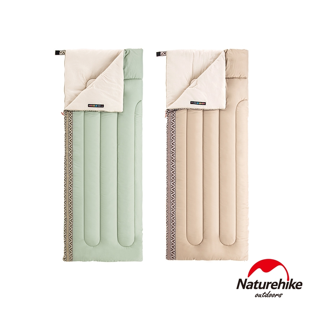 Naturehike L150質感圖騰透氣可機洗信封睡袋 標準款-急