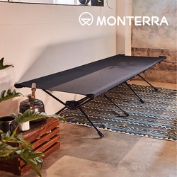 Monterra CVT2 COT 兩段式輕量折疊行軍床｜黑色