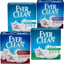 雙12限定  美國【EverClean】EVER 超強除臭結塊貓砂-25LB*2盒