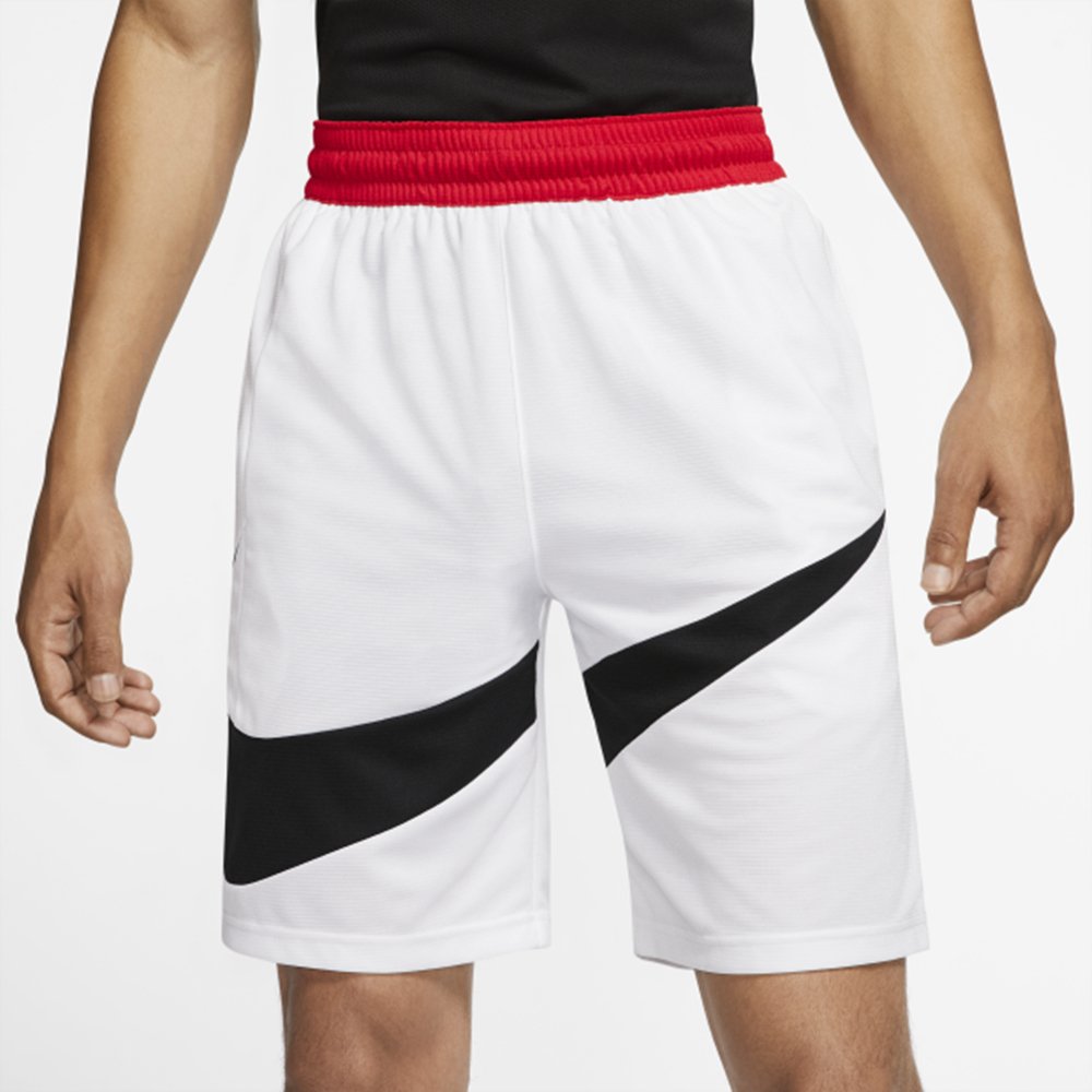 NIKE DRY HBR SHORT 2.0 男運動短褲 白黑-BV9386100