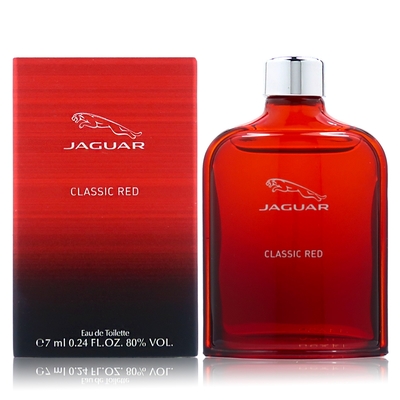 JAGUAR 積架 CLASSIC RED 紅色捷豹男性淡香水 7ML (平行輸入)