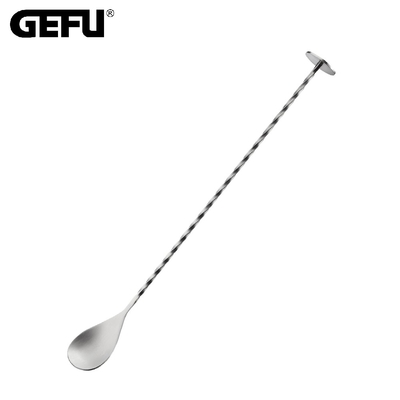 【GEFU】德國品牌不銹鋼攪拌匙/吧平匙/調酒棒(26.7cm)