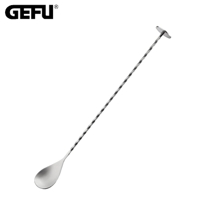 【GEFU】德國品牌不銹鋼攪拌匙/吧平匙/調酒棒(26.7cm) | 酒架 