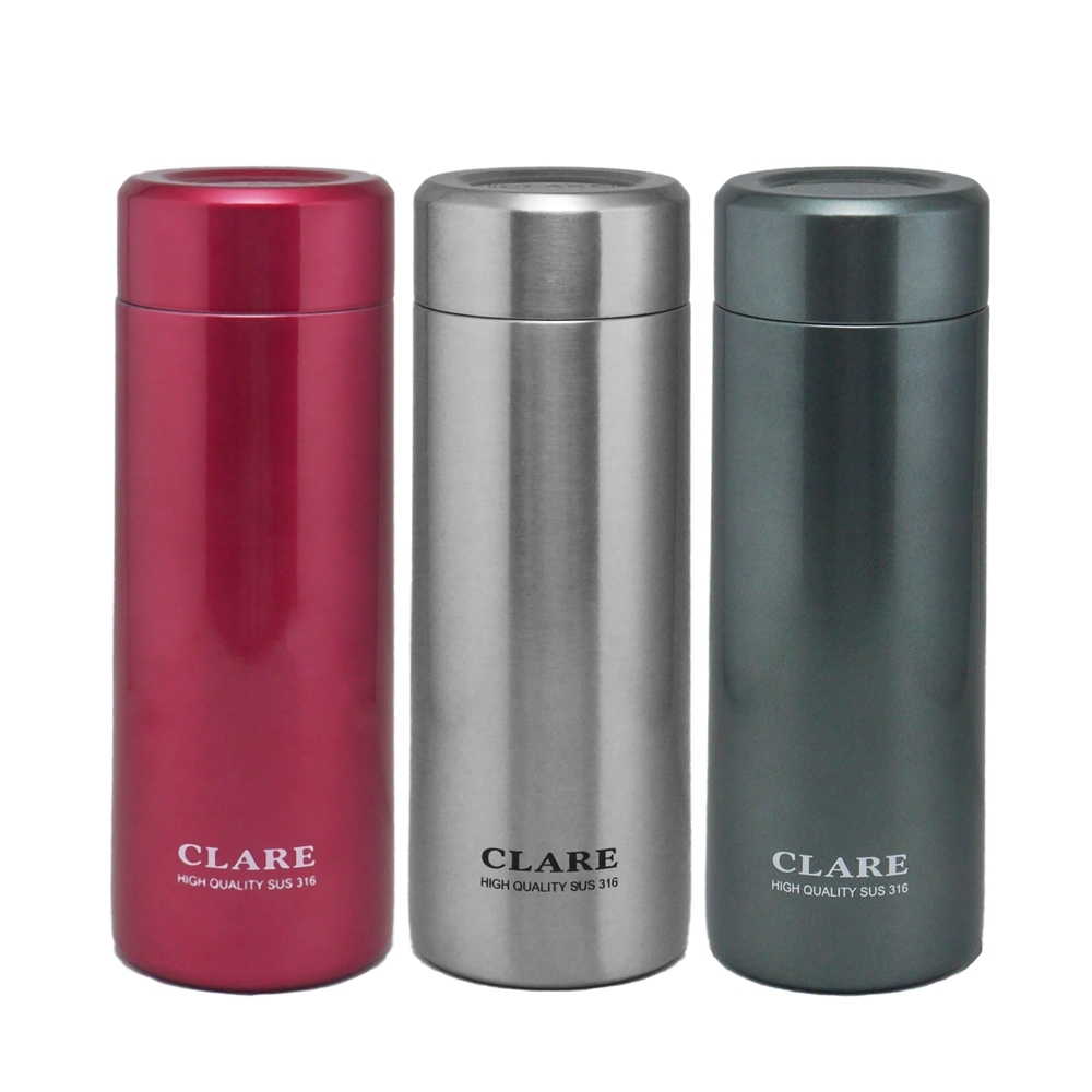 CLARE晶鑽316真空全鋼杯-300ml-2入組
