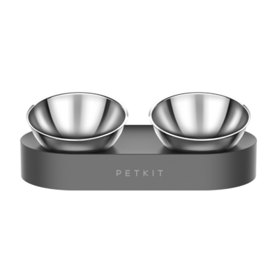 Petkit佩奇-寵物15°可調式架高碗 (不鏽鋼/雙口)(PK3050011) 台灣公司貨