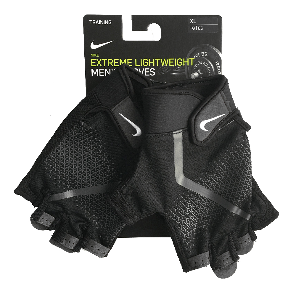 Nike Extreme Fitness [AC4229-945] 男 輕量 手套 訓練 健身 保護 透氣 黑灰