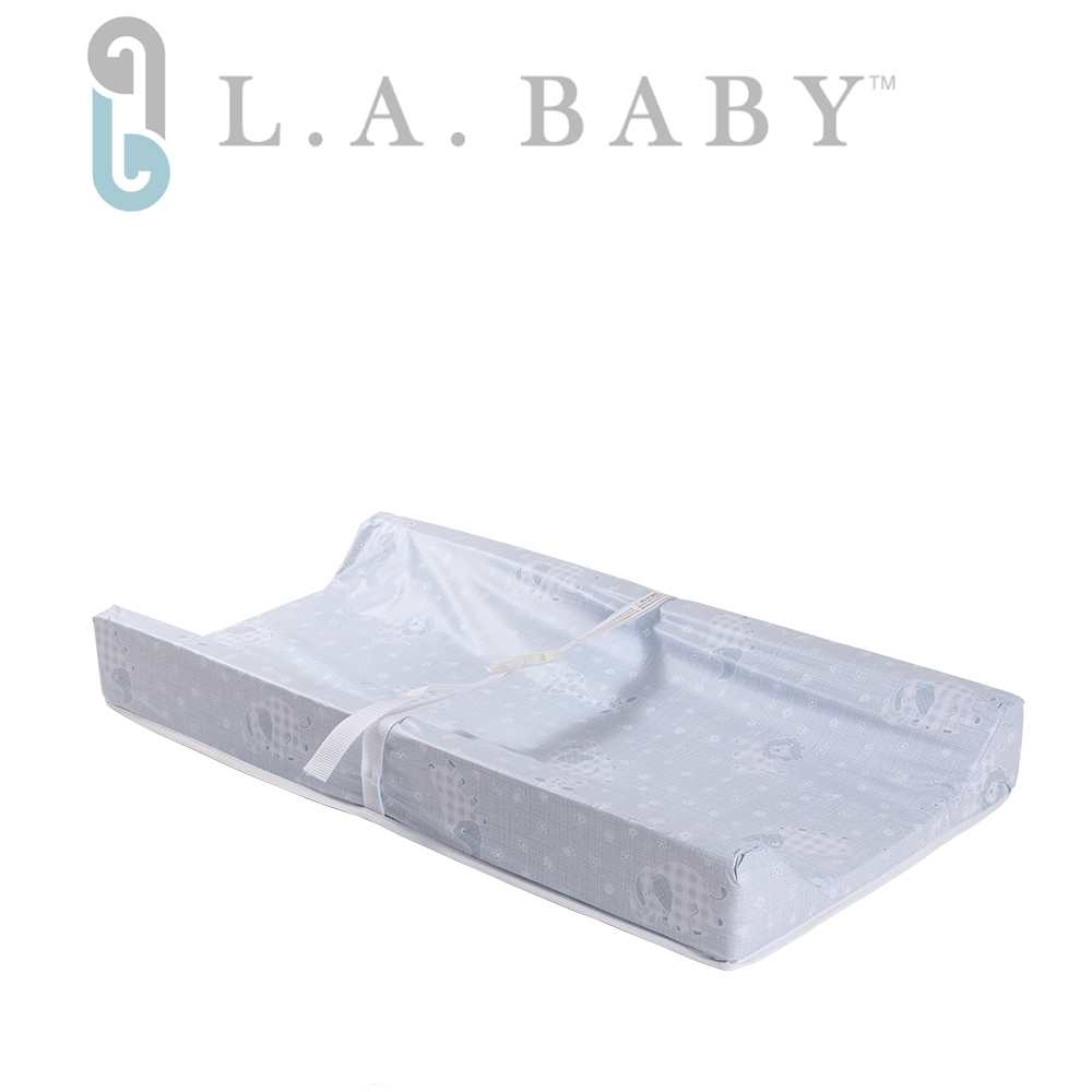 【L.A. BABY】寶寶更衣墊尿布墊(兩邊圍) (2色任選)