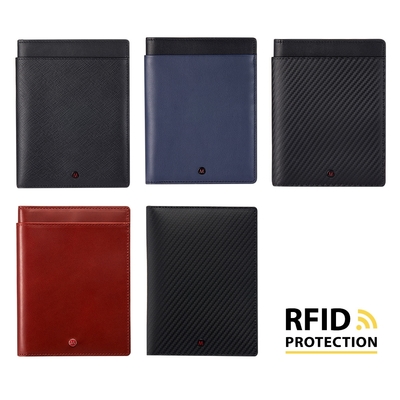 MONDAINE 瑞士國鐵蘇黎世系列RFID防盜雙本護照夾(多款任選)