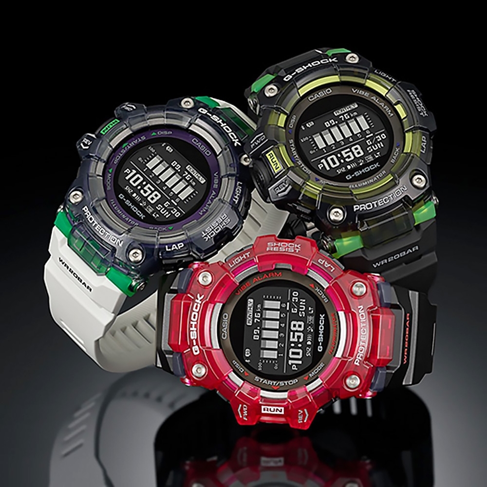 CASIO 卡西歐G-SHOCK 多功能運動藍芽電子錶GBD-100SM-1A7 | G-SHOCK