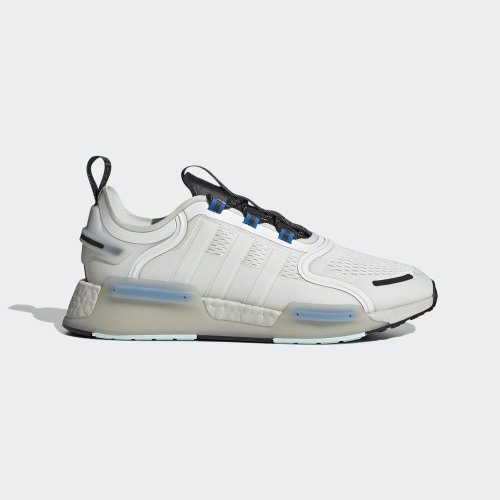 Adidas NMD_V3 [GX2086] 男 休閒鞋 運動 經典 Originals 彈力 避震 潮流 穿搭 白 藍