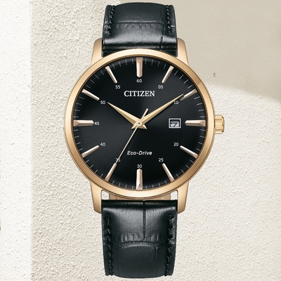 CITIZEN星辰 GENT S系列 光動能 簡約商務腕錶 禮物推薦 畢業禮物 40mm/BM7462-15E