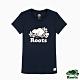 女裝Roots- 有機棉經典logo窄版短袖T恤-藍 product thumbnail 1