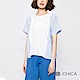 CHICA 夏日印象條紋拼接箱型上衣(3色) product thumbnail 1